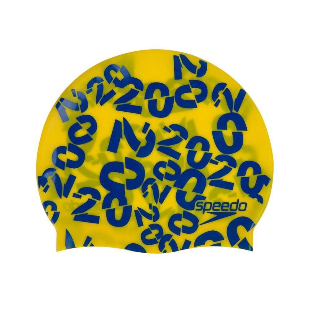 SPEEDO Speedo Junior Slogan Cap - Empire Yellow / Beautiful Blue