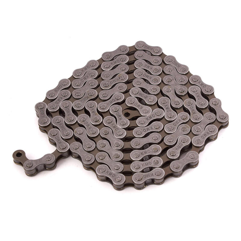 CADENA BMX GRIS 1/2 "x1/8" ACERO KMC VENTURA
