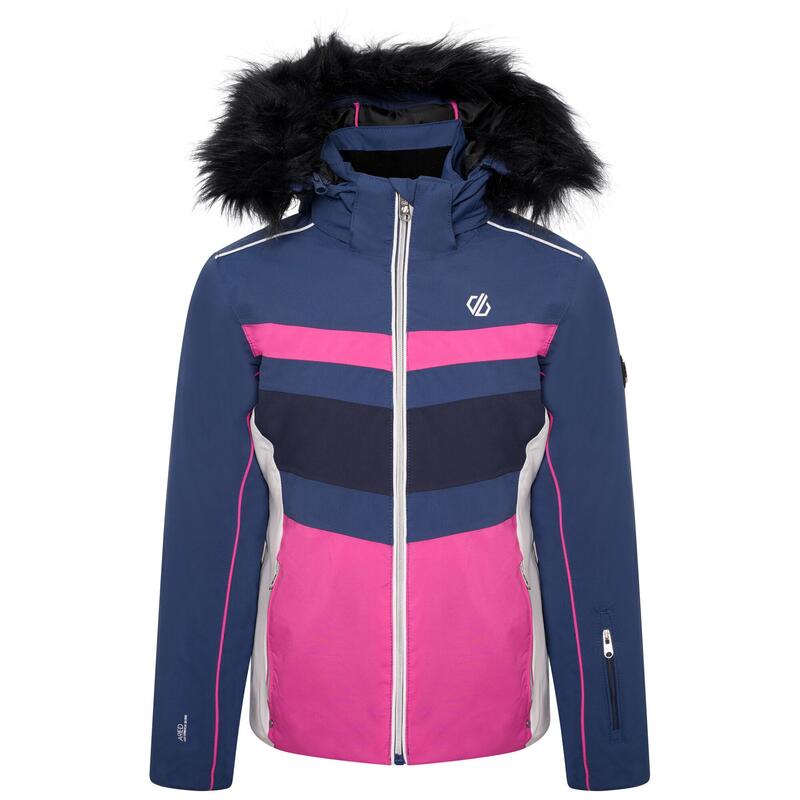 Belief waterdichte ski-jas voor kinderen - Marineblauw