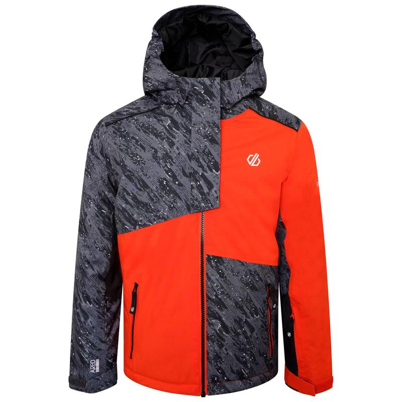 Glee waterdichte ski-jas met capuchon voor kinderen - Oranje