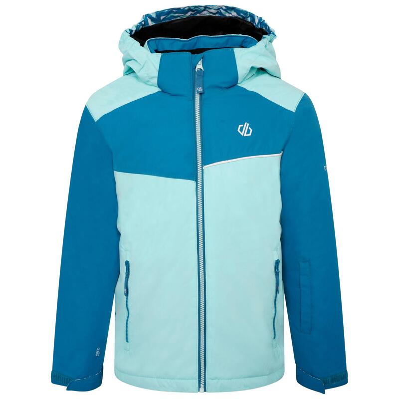 Impose II Kids' Ski Waterproof Hooded Jacket - Mid Blue