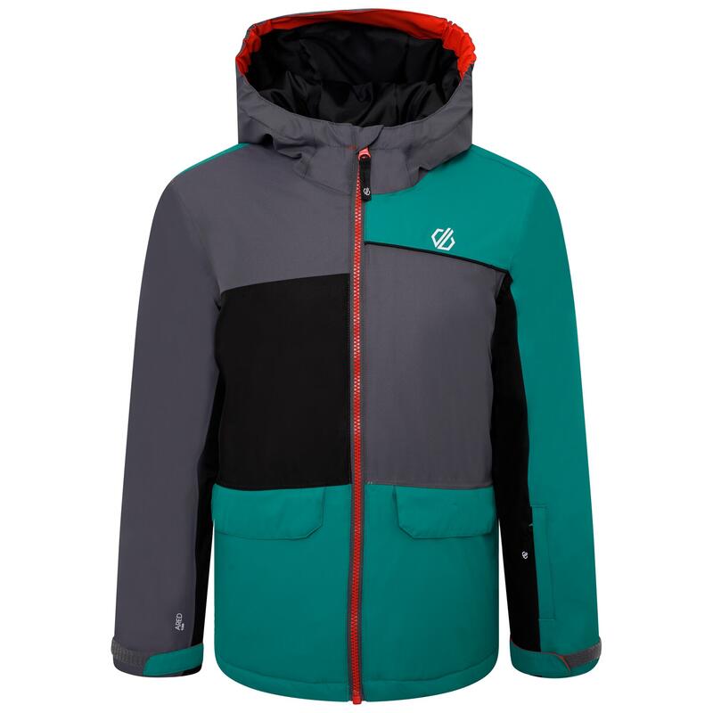 Remarkable Veste de ski imperméable à capuche pour enfant - Vert
