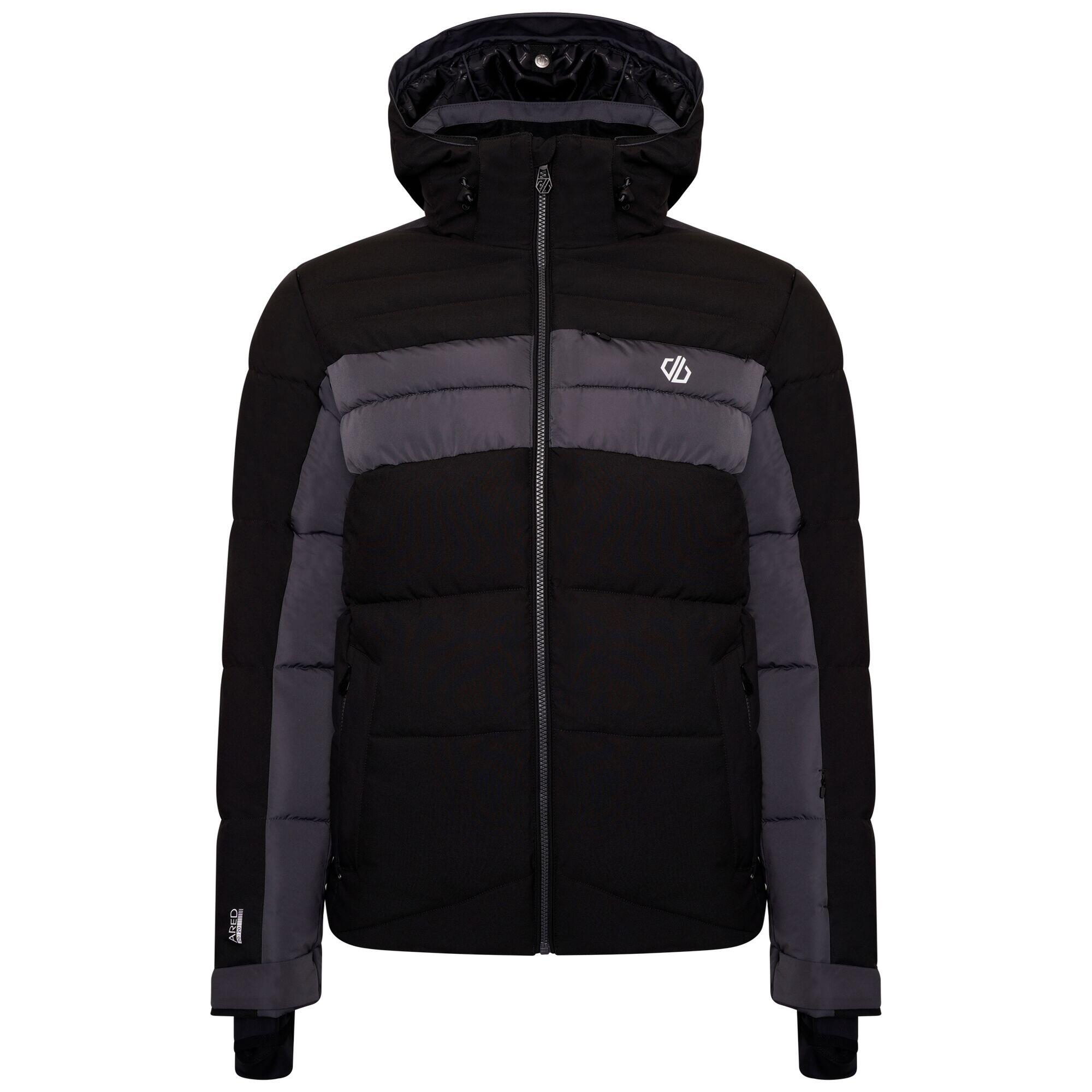 DARE 2B Mens Denote Waterproof Ski Jacket (Black/Ebony Grey)