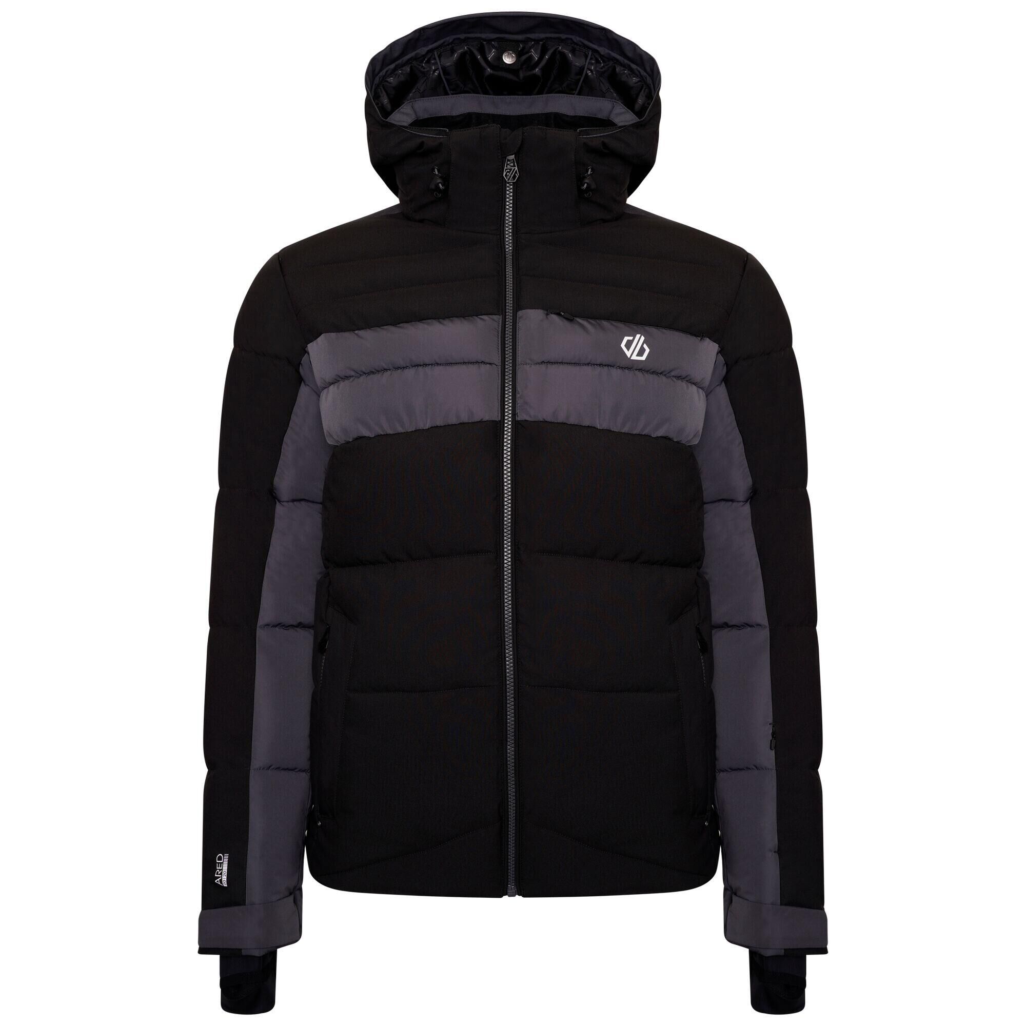 DARE 2B Mens Denote Waterproof Ski Jacket (Black/Ebony Grey)