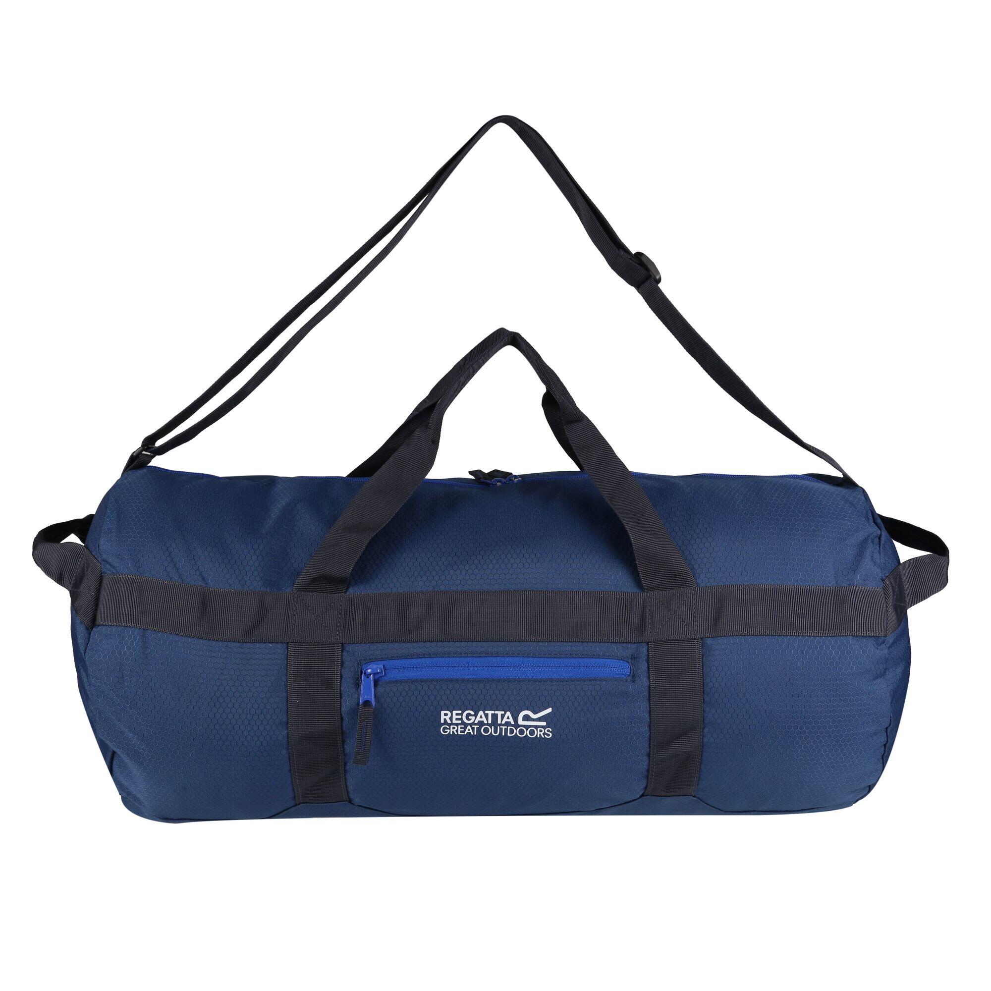 REGATTA Packaway 40L Adults' Unisex Fitness Duffle Bag - Dark Denim Nautical Blue