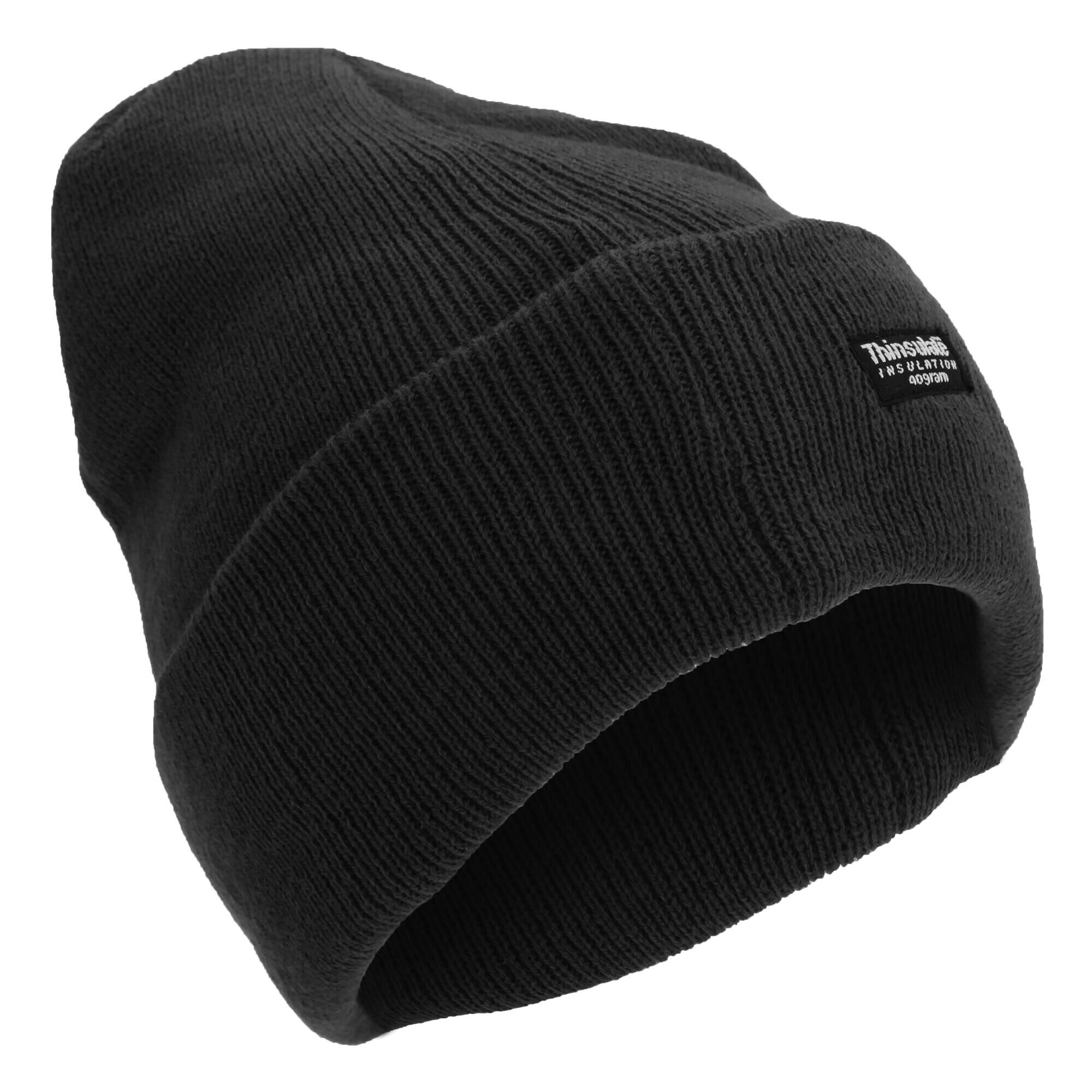 REGATTA Unisex Thinsulate Lined Winter Hat (Black)