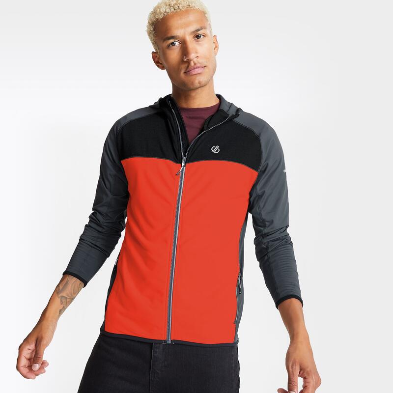 Ratified II Fitness-Midlayer für Herren - Schwarz/Rot