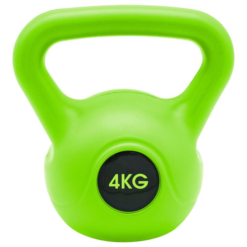 Kettlebell de fitness de maison 4 kg pour adulte - Vert