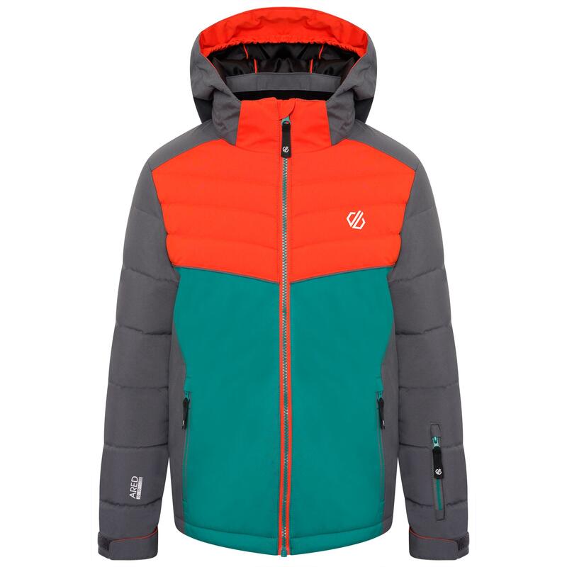Cheerful waterdichte ski-jas met capuchon voor kinderen - Grijs