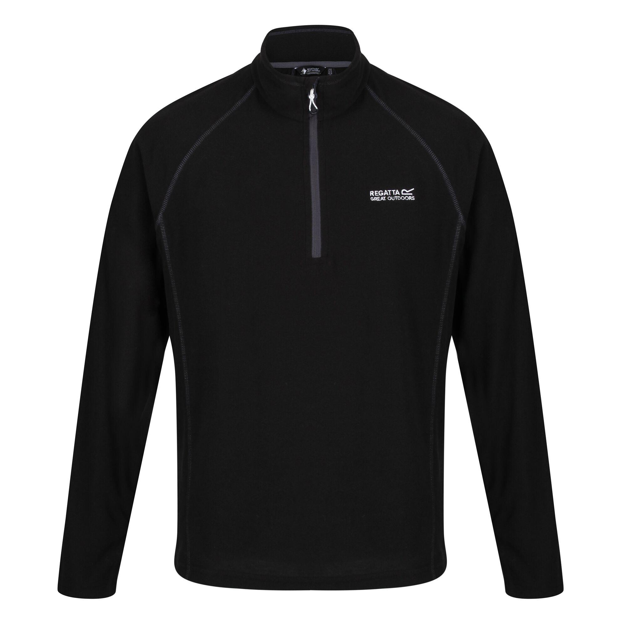 Montes Men's Hiking Fleece - Black 5/7