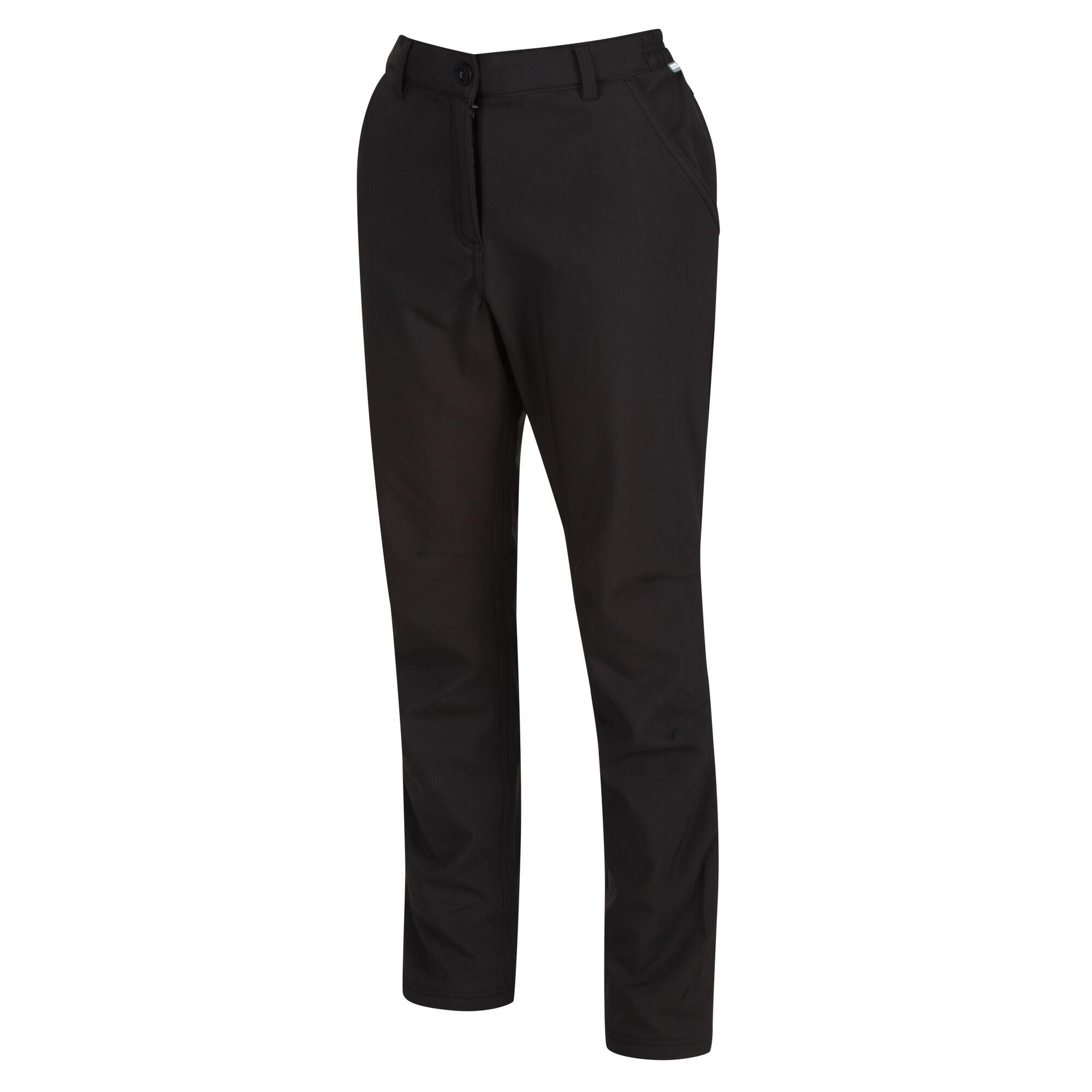 Fenton Women's Hiking Softshell Trousers - Black 3/7