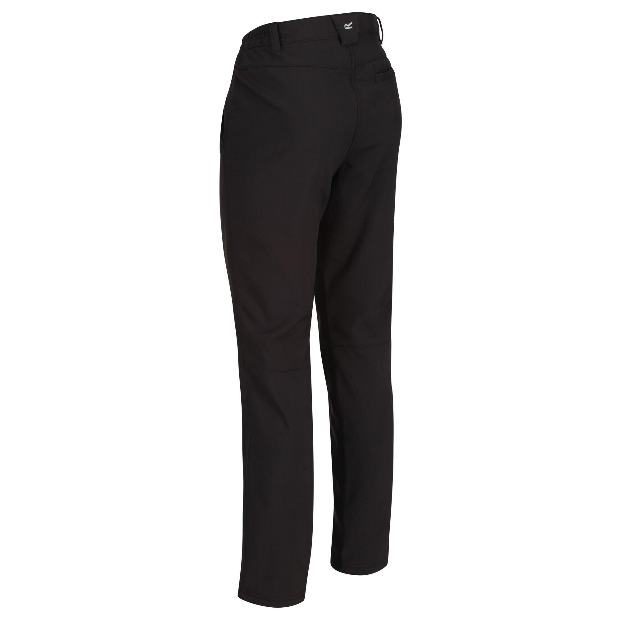 Fenton Women's Hiking Softshell Trousers - Black 4/7