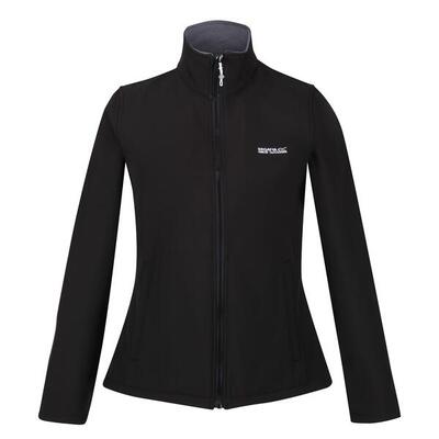 De connie v waterafstotende wandelsoftshelljas voor dames