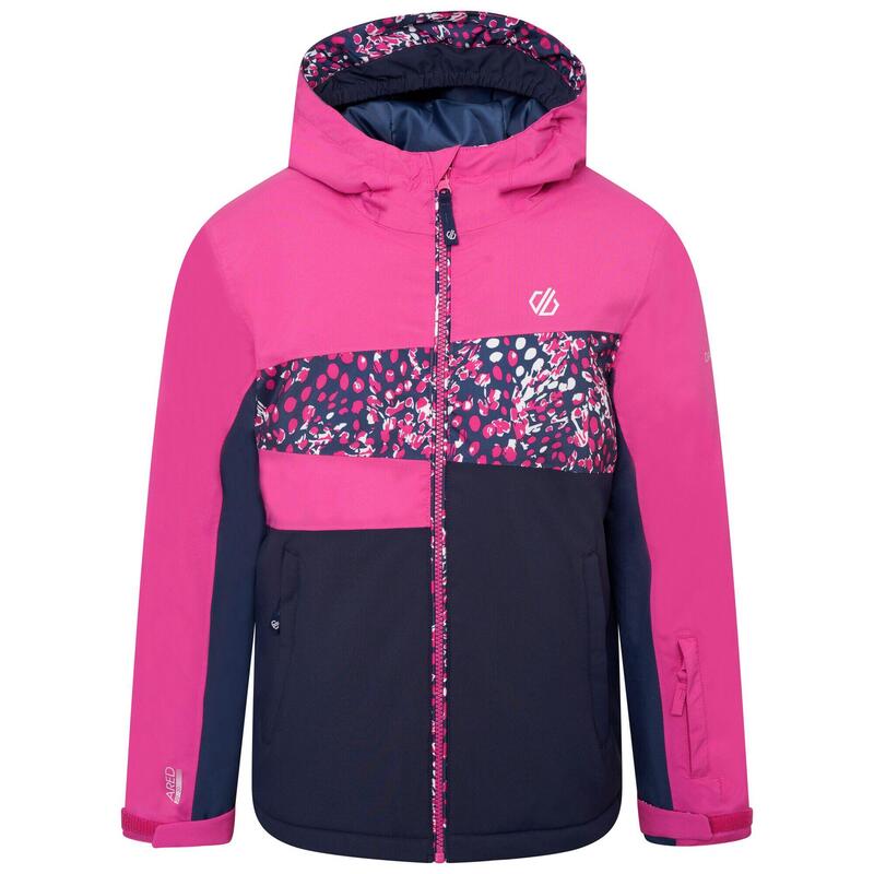Humour waterdichte ski-jas met capuchon voor kinderen - Roze