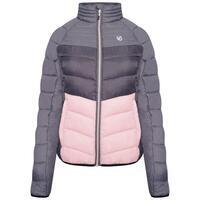 Preact Veste de randonnée isolée garnie de duvet pour femme - Rose