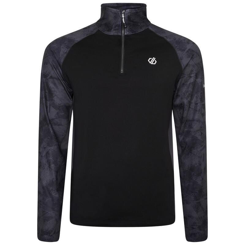 Divert Core Stretch Homme Ski Couche intermédiaire - Noir / gris foncé