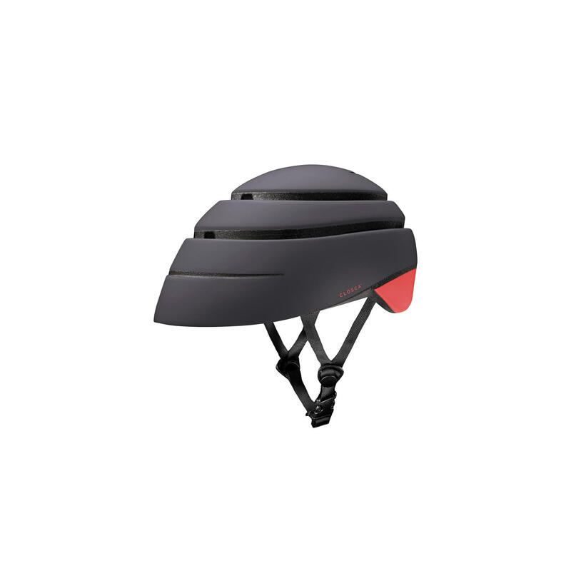 Opvouwbare stadsfiets- / scooterhelm(Helmet LOOP) Grafiet-Koraal