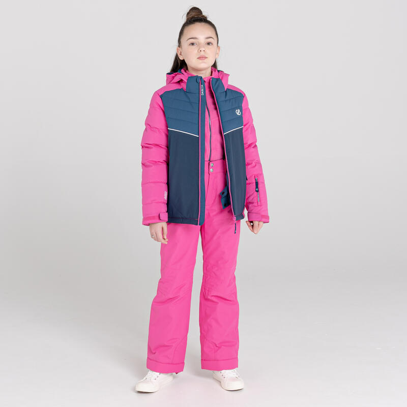 Cheerful waterdichte ski-jas met capuchon voor kinderen - Roze