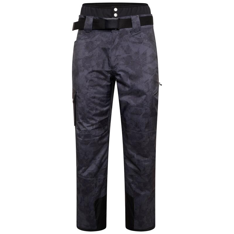 Absolute II Homme Ski Pantalon - Imprimé gris foncé