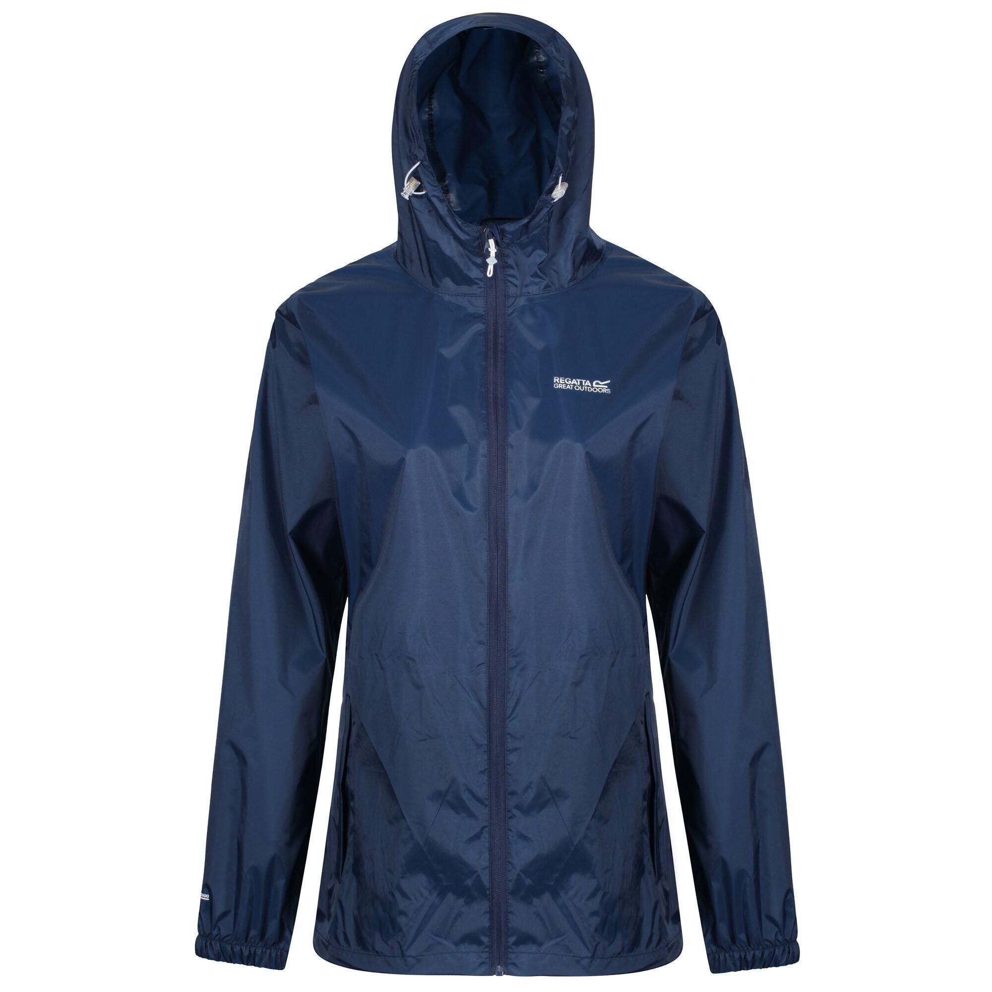 REGATTA Womens/Ladies Pk It Jkt III Waterproof Hooded Jacket (Blue)