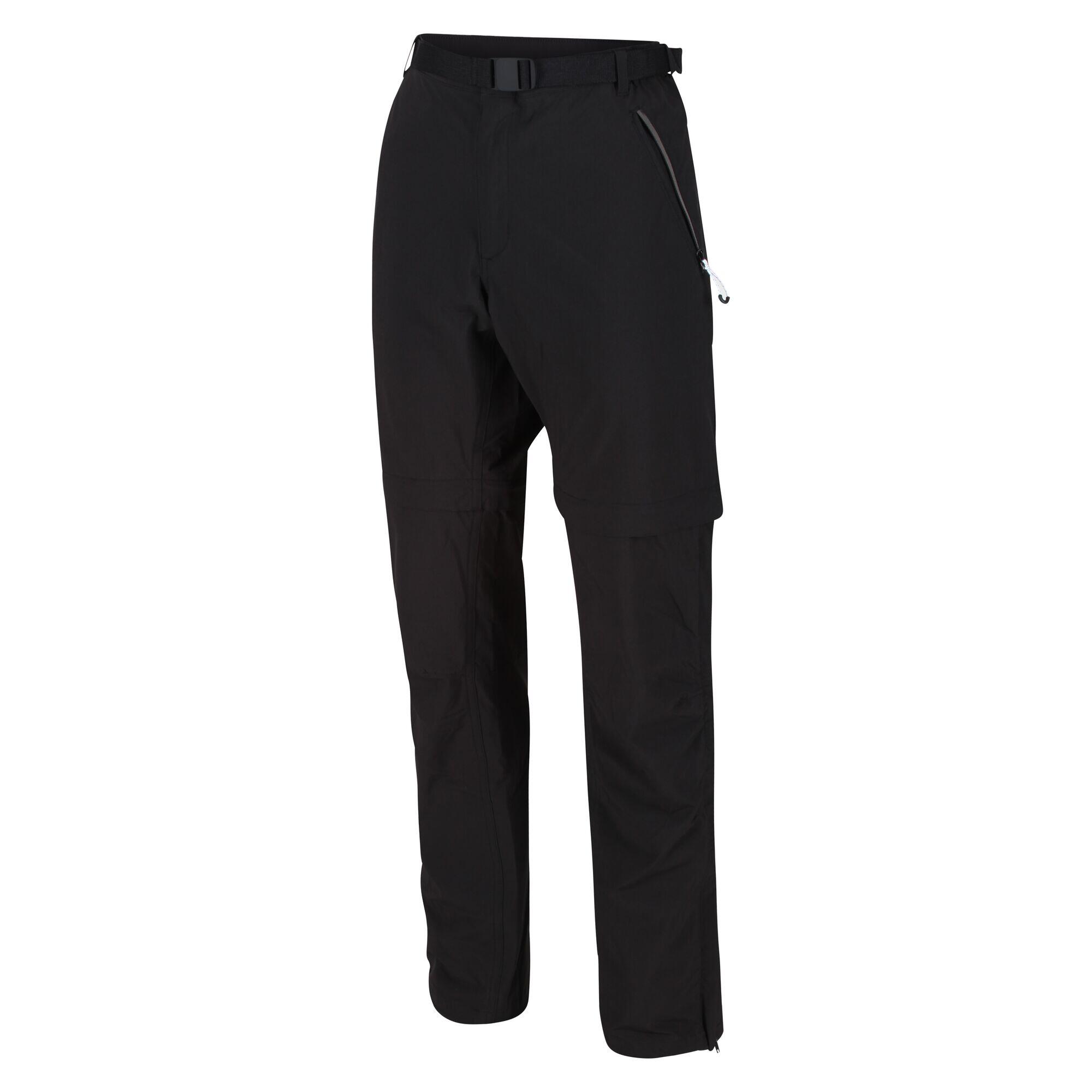 Wanderhose Xert Stretch Zip Off Wandern/Outdoor/Trekking Herren Black Ohne