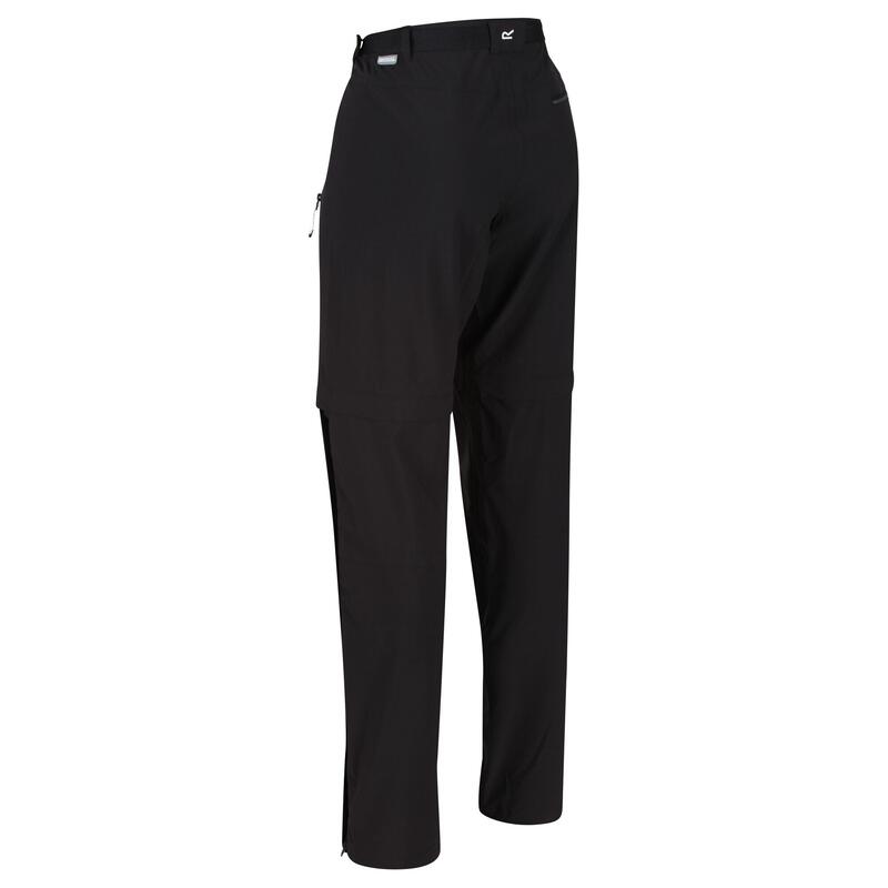 Wanderhose Xert Stretch Zip Off Wandern/Outdoor/Trekking Herren Black Ohne