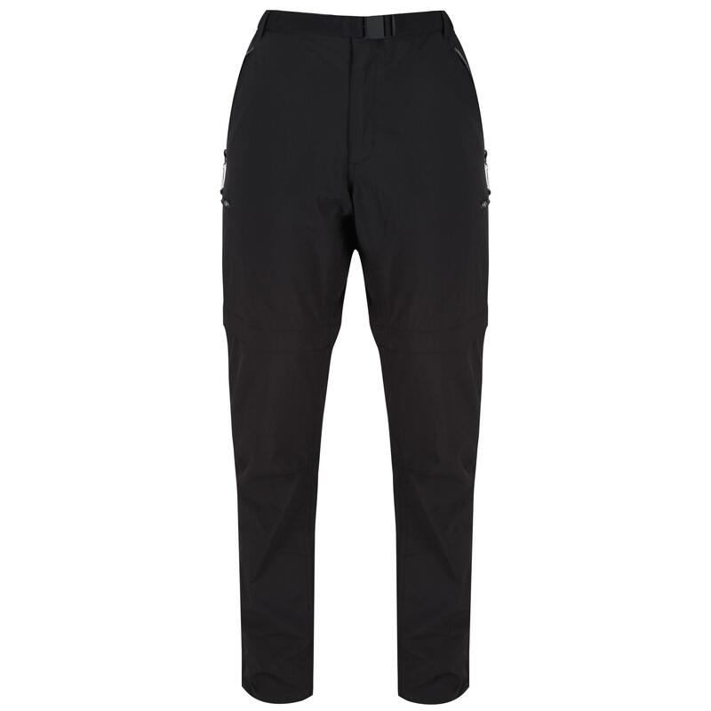 Wanderhose Xert Stretch Zip Off Wandern/Outdoor/Trekking Herren Black Ohne