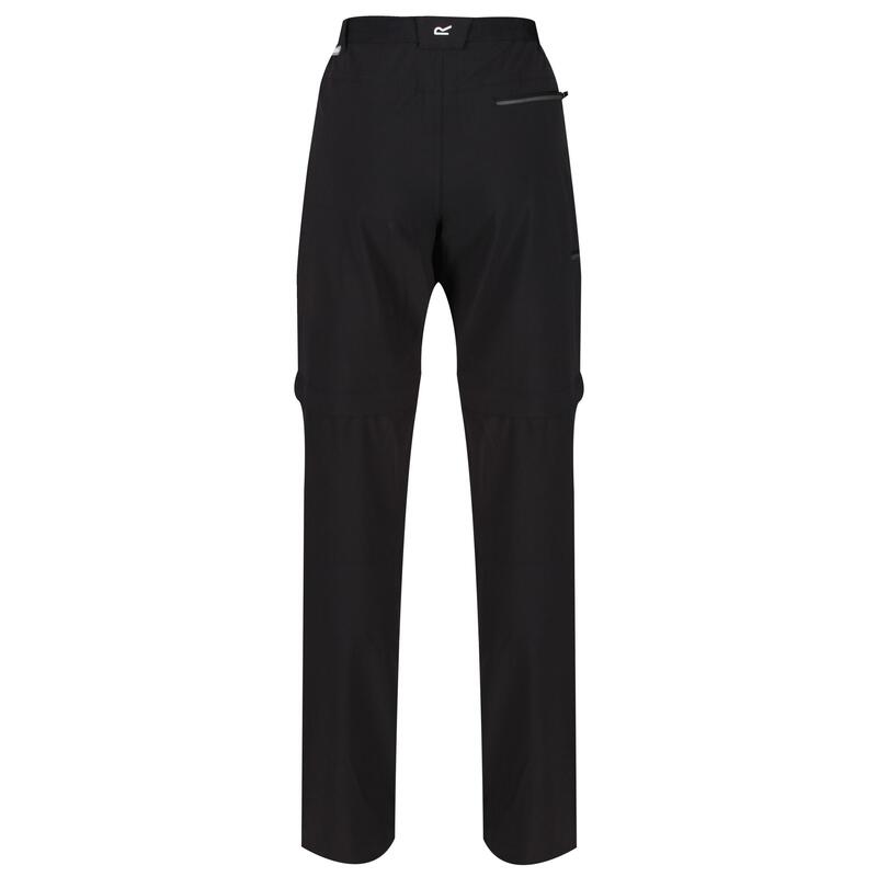 Wanderhose Xert Stretch Zip Off Wandern/Outdoor/Trekking Herren Black Ohne