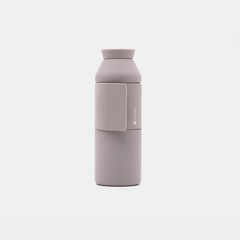 Botella de agua de acero inoxidable de 450 ml. (Bottle Wave) Negro