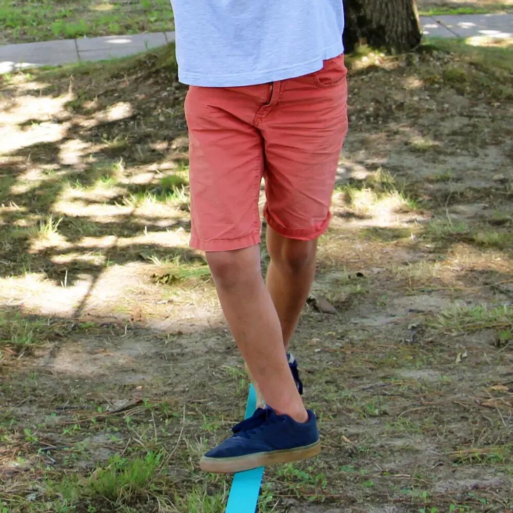 25m Slackline Strap met Ratchet, Boom Beschermers en Draagtasje 5/5