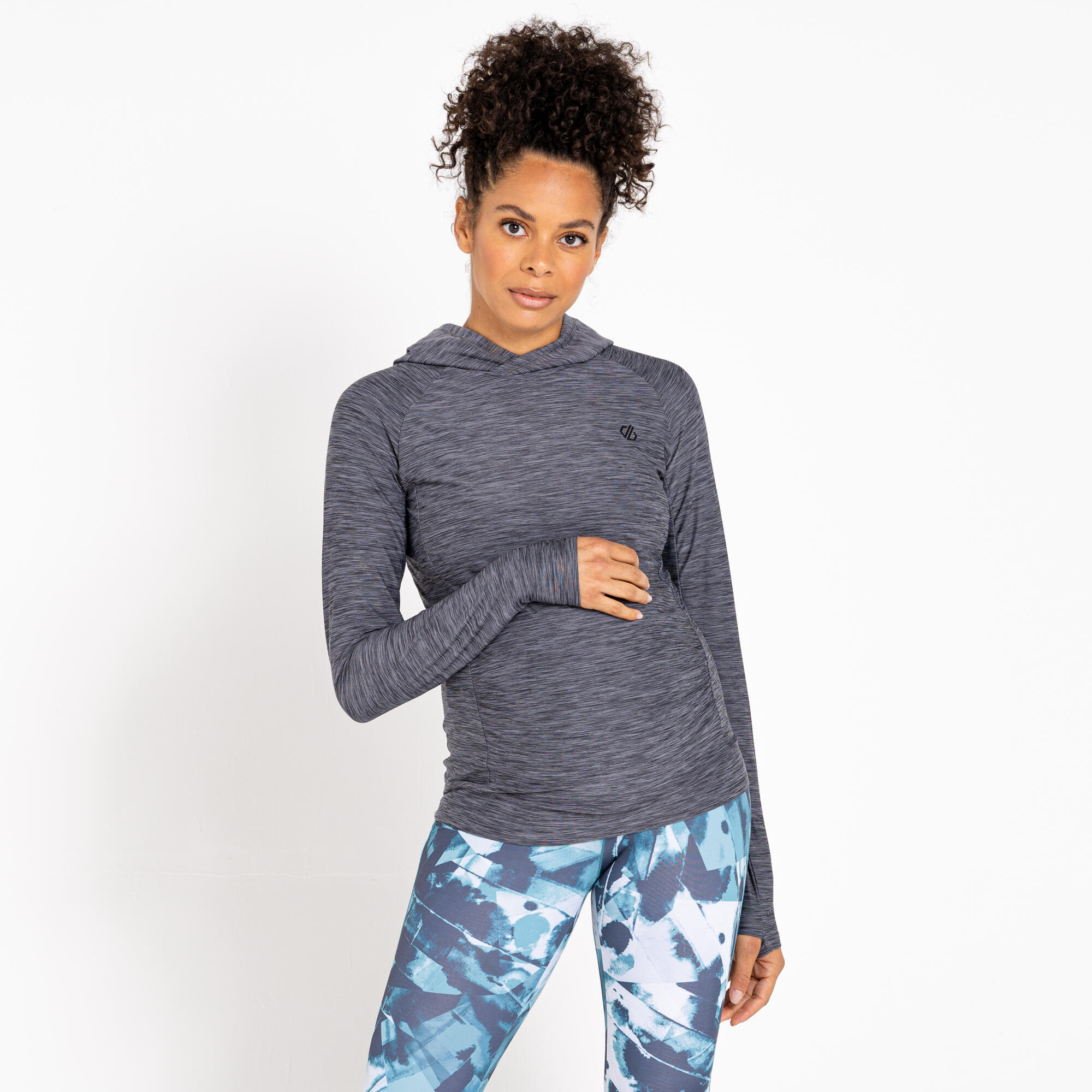 DARE 2B Sprint City Women's Fitness Hoodie - Dark Grey