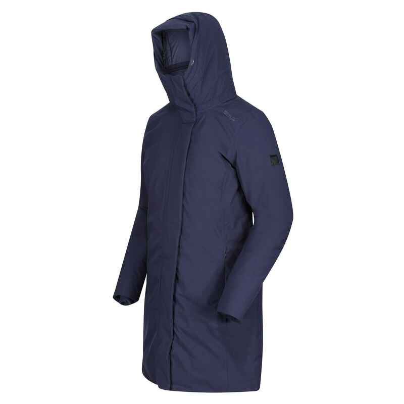 Yewbank wasserdichte, wattierte Wanderjacke für Damen - Marineblau
