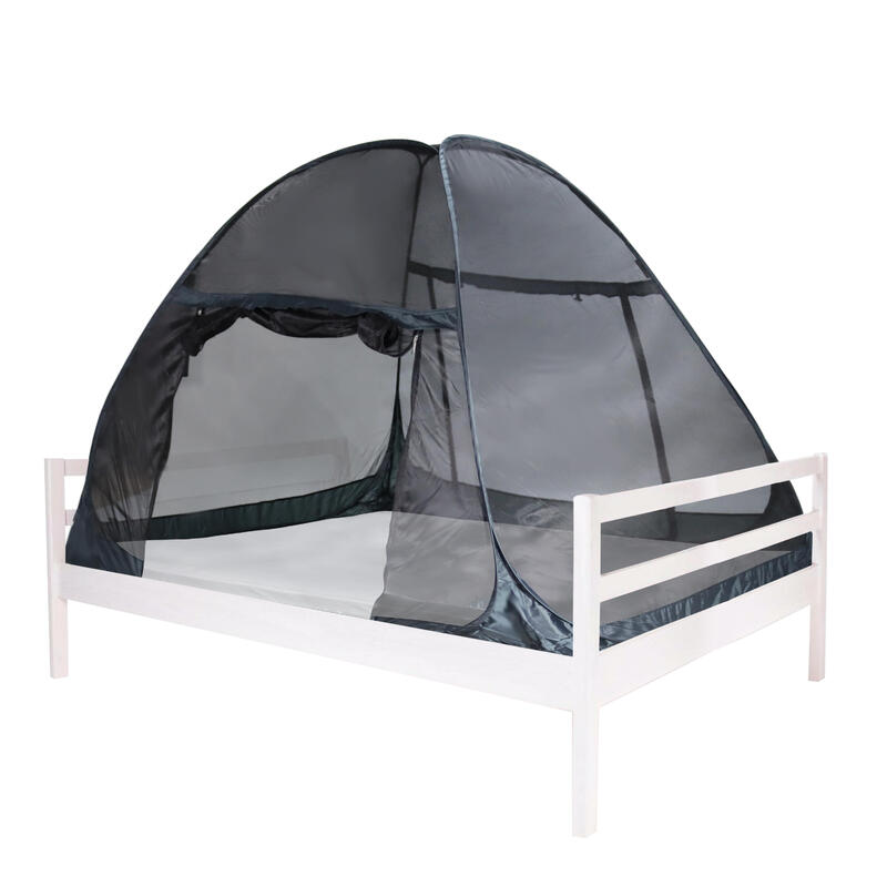 Cama tienda de campaña con mosquitera LUXURY Pop Up - 200X180cm - Negro