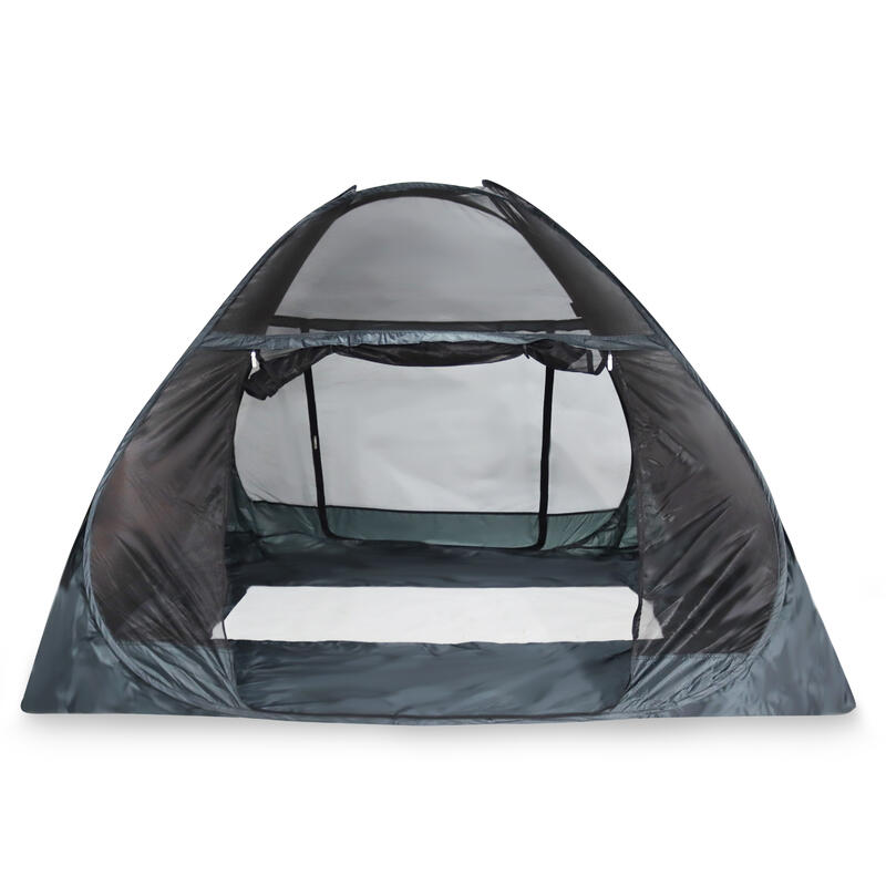 Cama tienda de campaña con mosquitera LUXURY Pop Up - 200X180cm - Negro