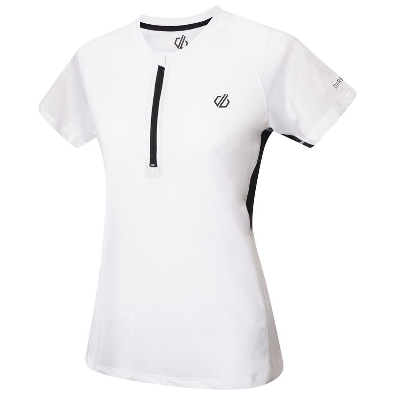 Outdare II Dames Baanwielrennen T-shirt - Grijs wit