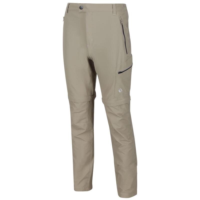 Highton Zip-Off Men's Hiking Trousers - Parchment