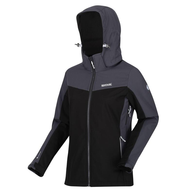Desoto VII Femme Randonnée Veste Softshell - Noir