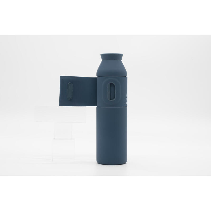 Bouteille d'eau en acier inoxydable 600 ml. (Bottle Wave) Abyss