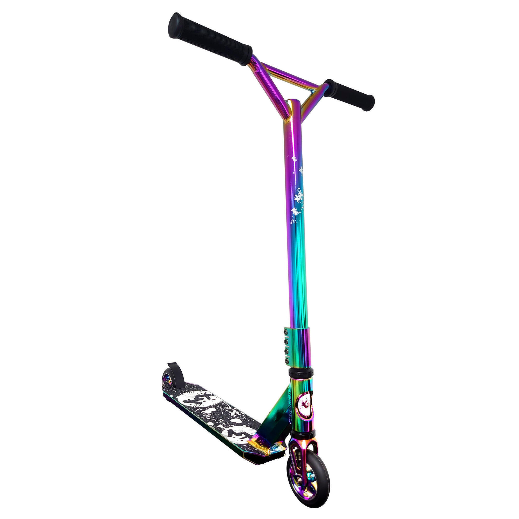 XN XN MID Push Stunt Scooter, Limited Edition - Neo Chrome Jet Fuel