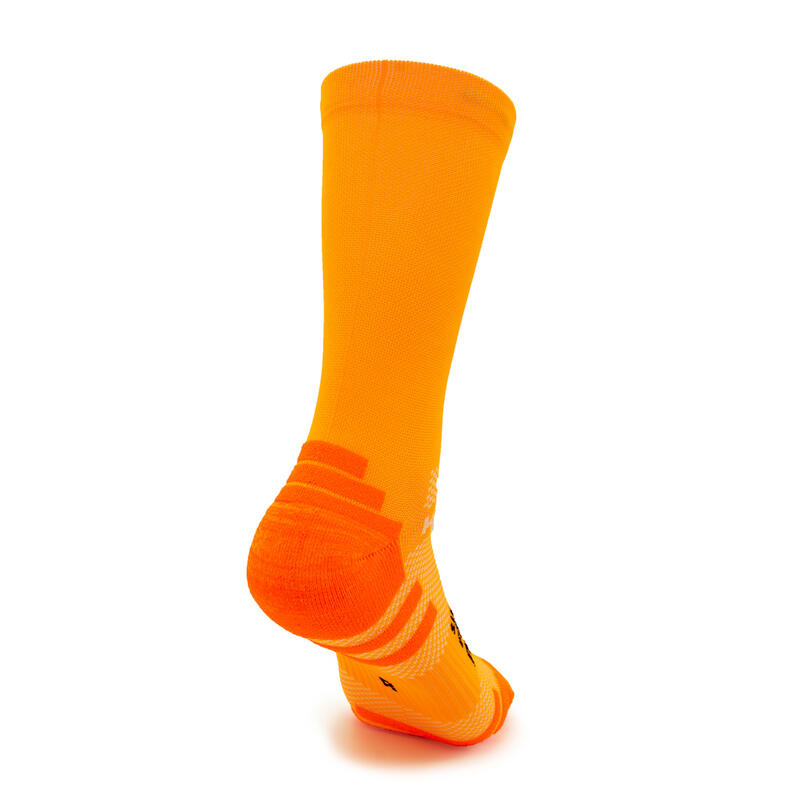 Hombre Calcetines Largos Sport En Color Naranja. Naranja