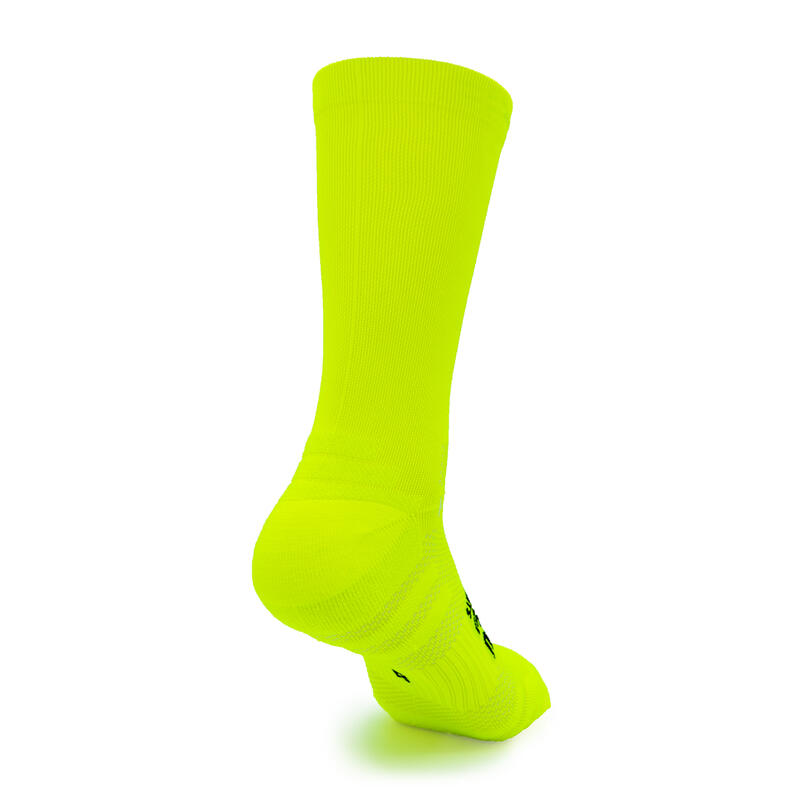 corazón obra maestra Al borde CALCETINES RUNNING BASIC COLOR AMARILLO | Decathlon