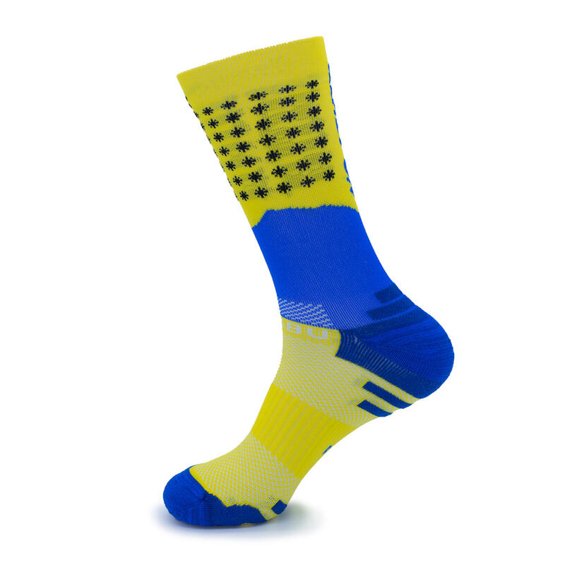 CALCETINES "NO LIMITS" AMARILLO/AZUL DE RUNNING