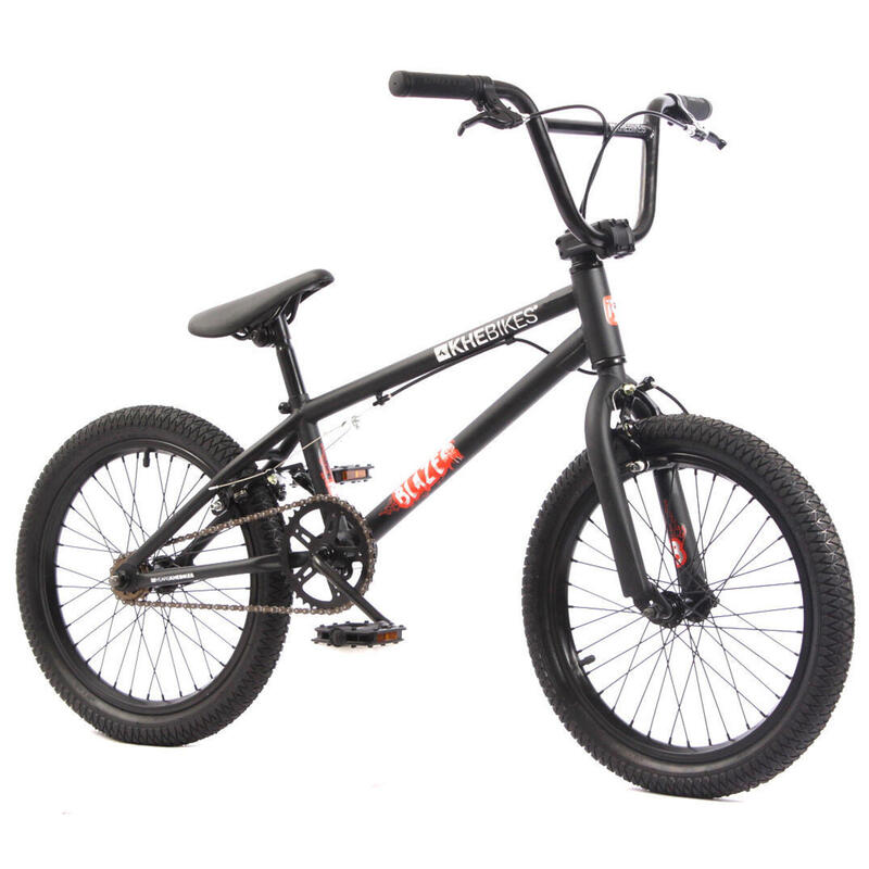 BMX FIETS BLAZE KINDEREN ZWART 10,2KG 18 INCH KHEBIKES