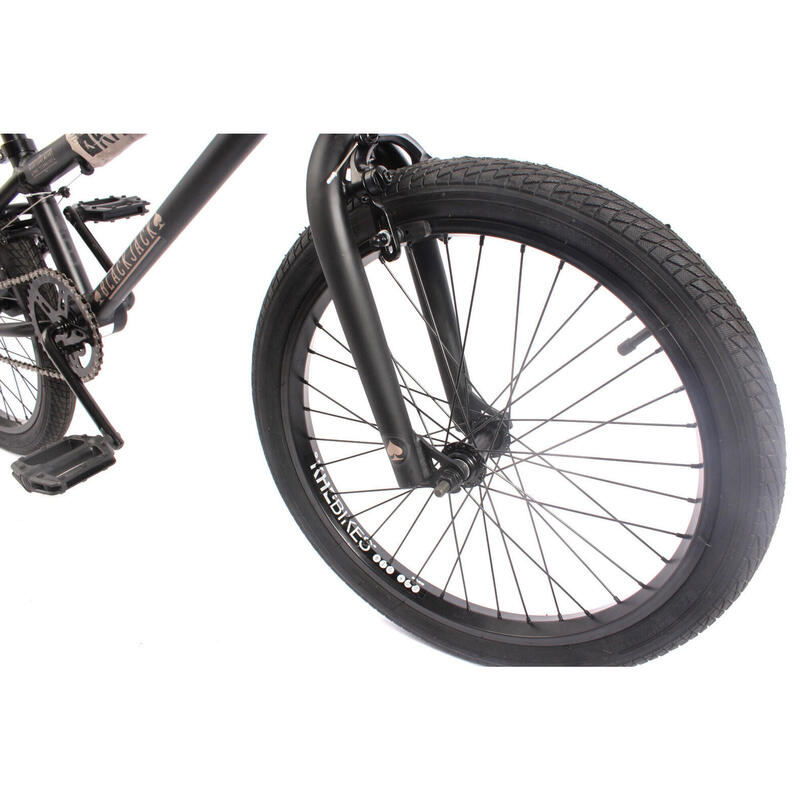 BMX fiets Black Jack kinderen zwart 10,2kg 20 inches KHEbikes