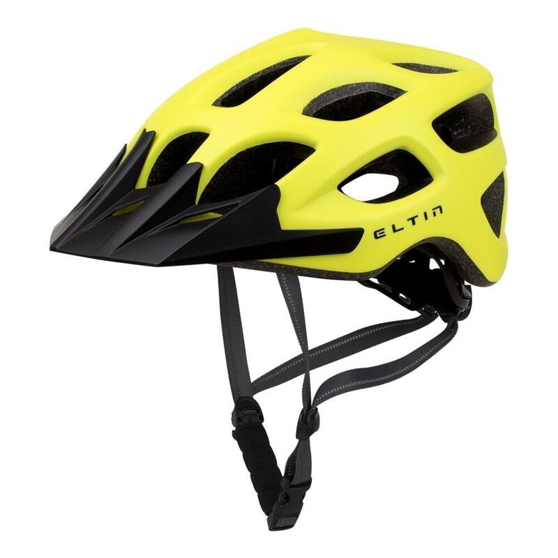 Casco Ciclismo Eltin Brave Color Amarillo mate