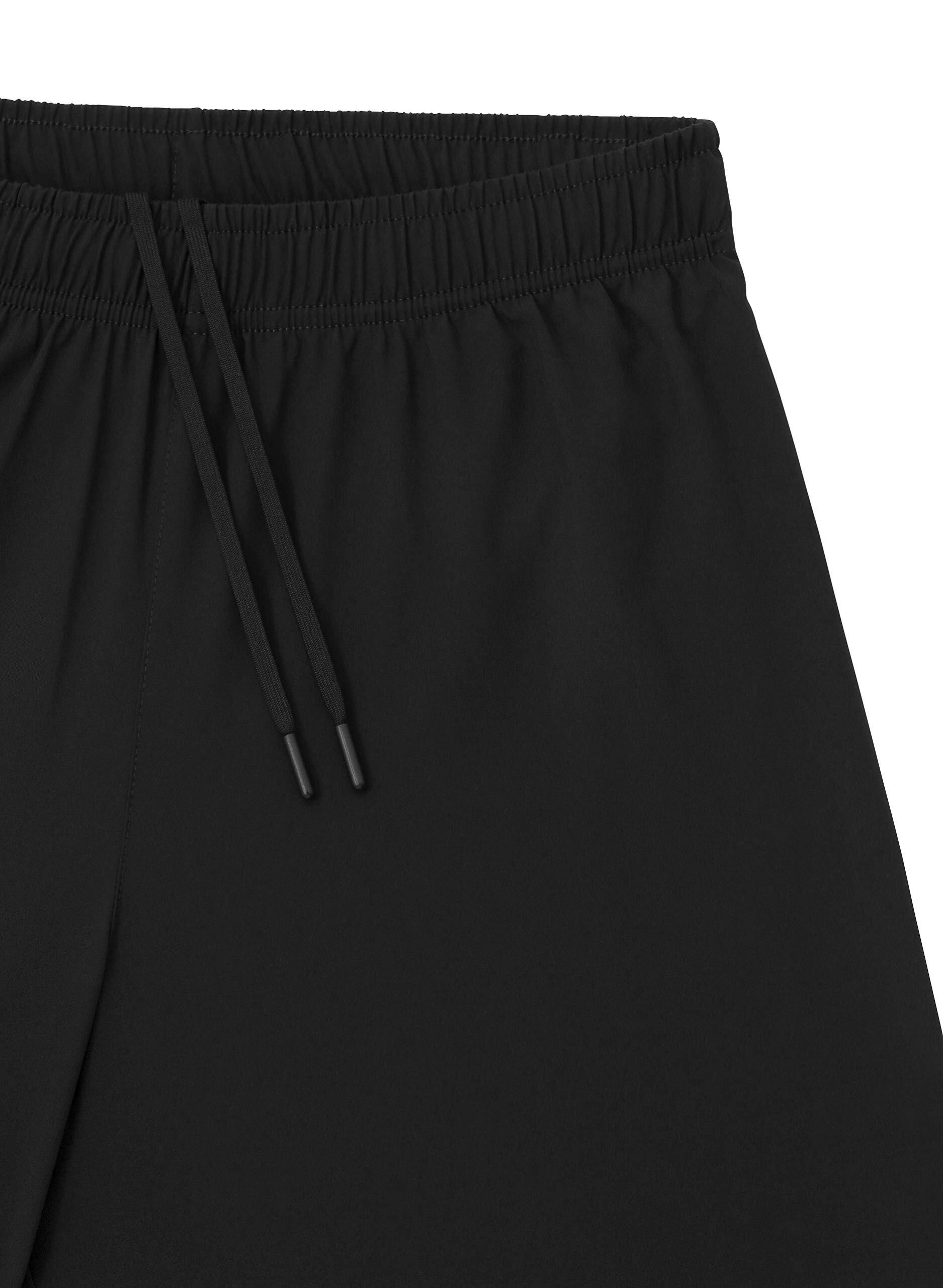 Men's Ultra 2-in-1 Running Shorts with Key Pocket - Black / Lime Punch 4/5