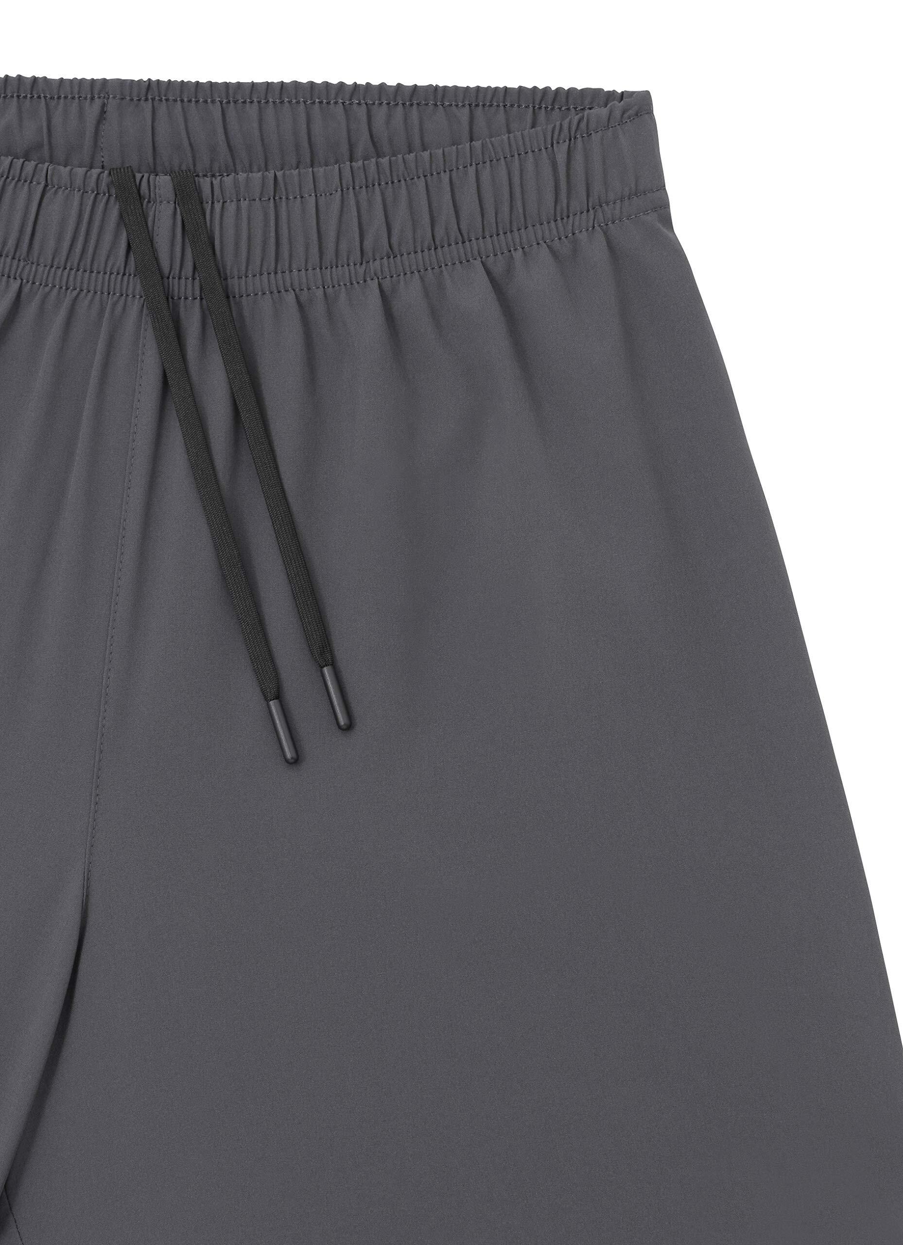 Men's Ultra 2-in-1 Running Shorts with Key Pocket - Asphalt 4/5
