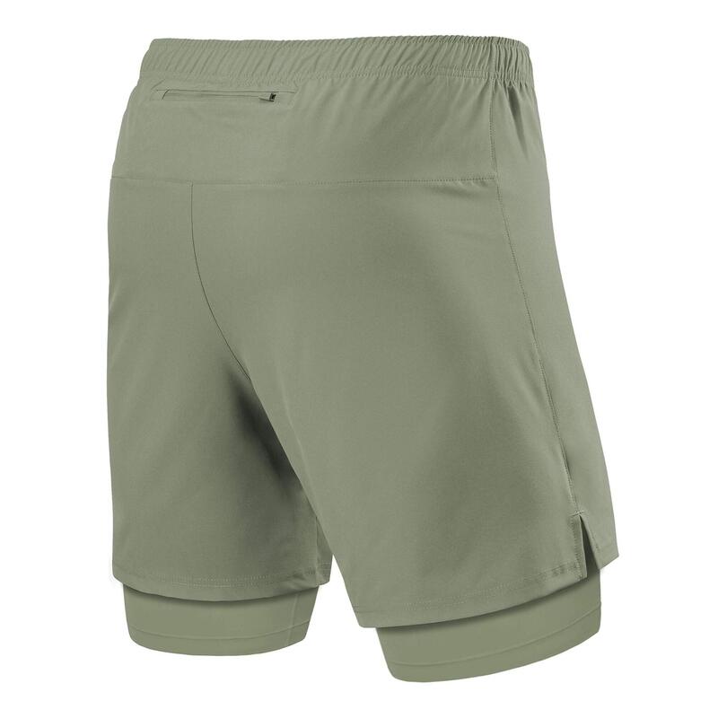 Short 2-en-1 Ultra avec Poche à Fermeture Éclair pour Hommes