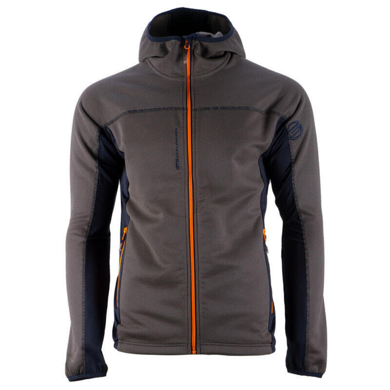 Forro Polar GTS 301812M senderismo hombre Grafito con tejido elastico