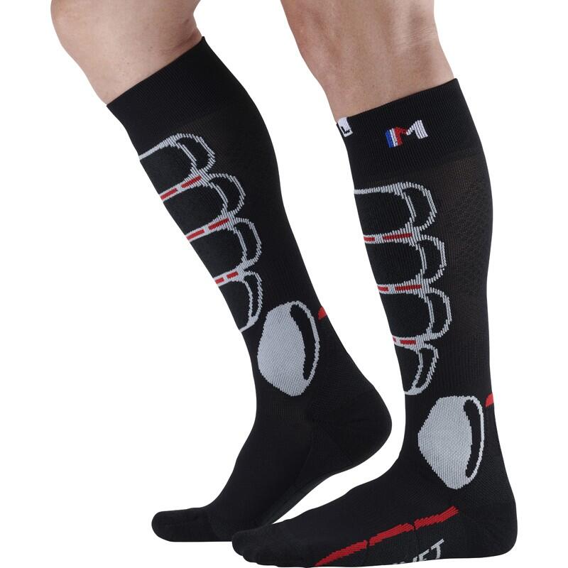 Energy High-Performance-Chaussettes de ski racing - Fine avec compression légère